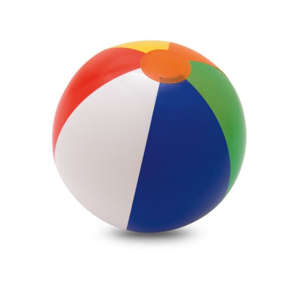PARAGUAI. Neprůhledný nafukovací plážový míč z PVC - Vícebarevná