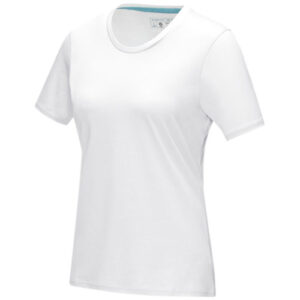 Azurite dámské tričko s krátkým rukávem z organického materiálu GOTS - Bílá, 2XL