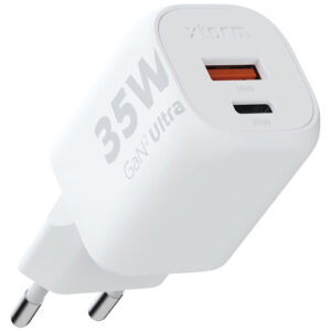 Síťová nabíječka Xtorm XEC035 GaN² Ultra 35 W - Bílá