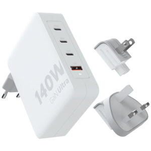 Cestovní nabíječka Xtorm XVC2140 GaN Ultra 140 W s kabelem USB-C PD 240 W - Bílá