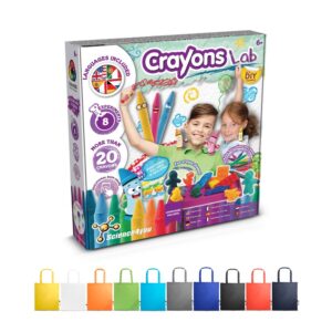 Crayon Factory Kit II. Vzdělávací hra dodáváno se skládací dárkovou taškou 190T