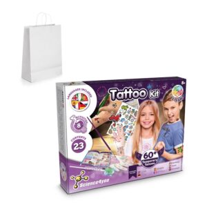 Tattoo Factory Kit II. Vzdělávací hra dodáváno s dárkovou taškou z kraftového papíru (100 g/m²)