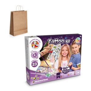 Tattoo Factory Kit III. Vzdělávací hra dodáváno s dárkovou taškou z kraftového papíru (115 g/m²)