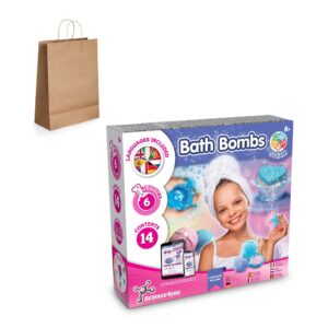 Bath Bombs Kit III. Vzdělávací hra dodáváno s dárkovou taškou z kraftového papíru (115 g/m²)