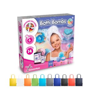 Bath Bombs Kit V. Vzdělávací hra dodáváno se skládací dárkovou taškou 190T