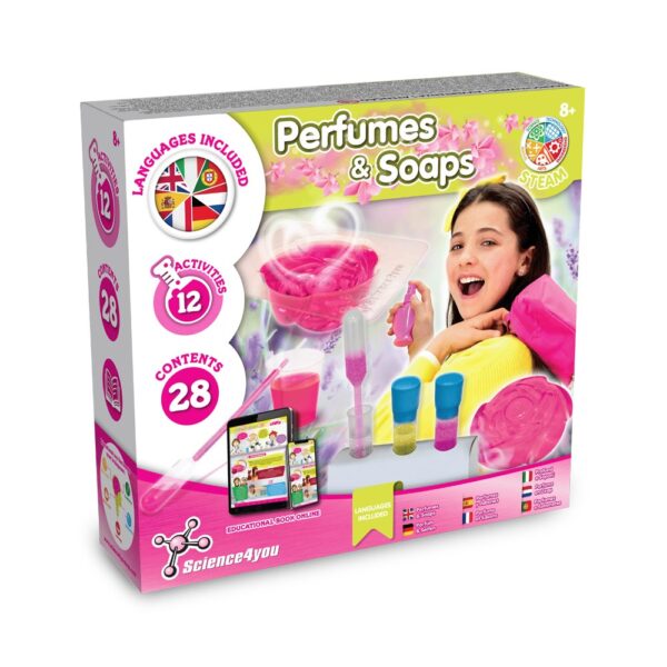 Perfume & Soap Factory Kit II. Vzdělávací hra dodáváno s dárkovou taškou z kraftového papíru (90 g/m²) - Bílá