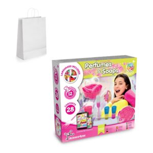 Perfume & Soap Factory Kit II. Vzdělávací hra dodáváno s dárkovou taškou z kraftového papíru (90 g/m²)