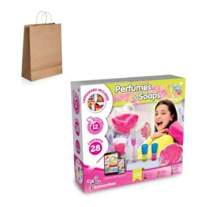 Perfume & Soap Factory Kit III. Vzdělávací hra dodáváno s dárkovou taškou z kraftového papíru (115 g/m²)