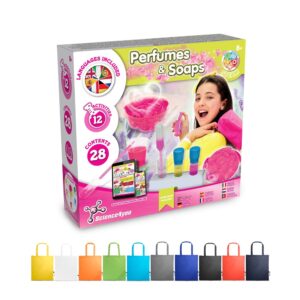 Perfume & Soap Factory Kit V. Vzdělávací hra dodáváno se skládací dárkovou taškou 190T