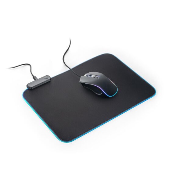 THORNE MOUSEPAD RGB. Podložka pod myš s gumovou základnou