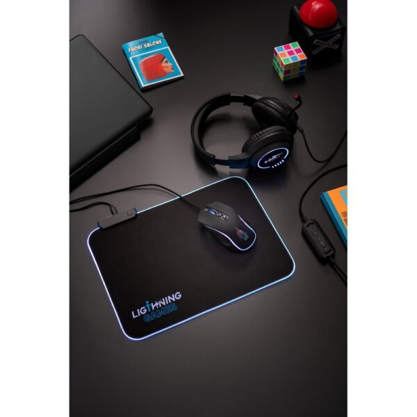 THORNE MOUSEPAD RGB. Podložka pod myš s gumovou základnou