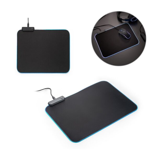 THORNE MOUSEPAD RGB. Podložka pod myš s gumovou základnou